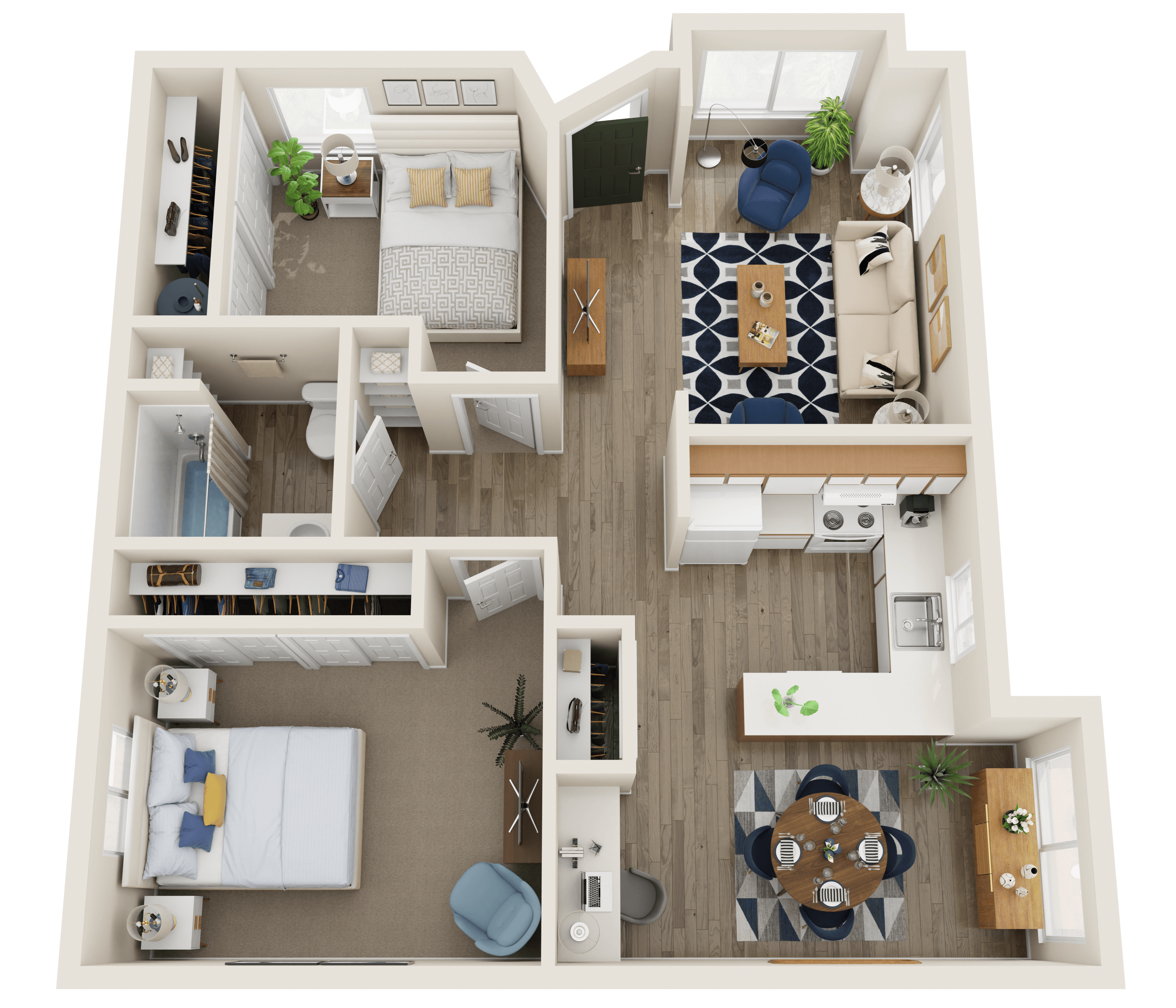 The Montavilla | Two Bedroom ADA The Montavilla | Two Bedroom ADA